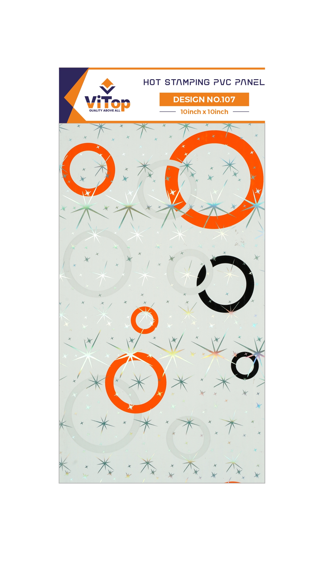 HOT STAMPING DESIGN NO : 107