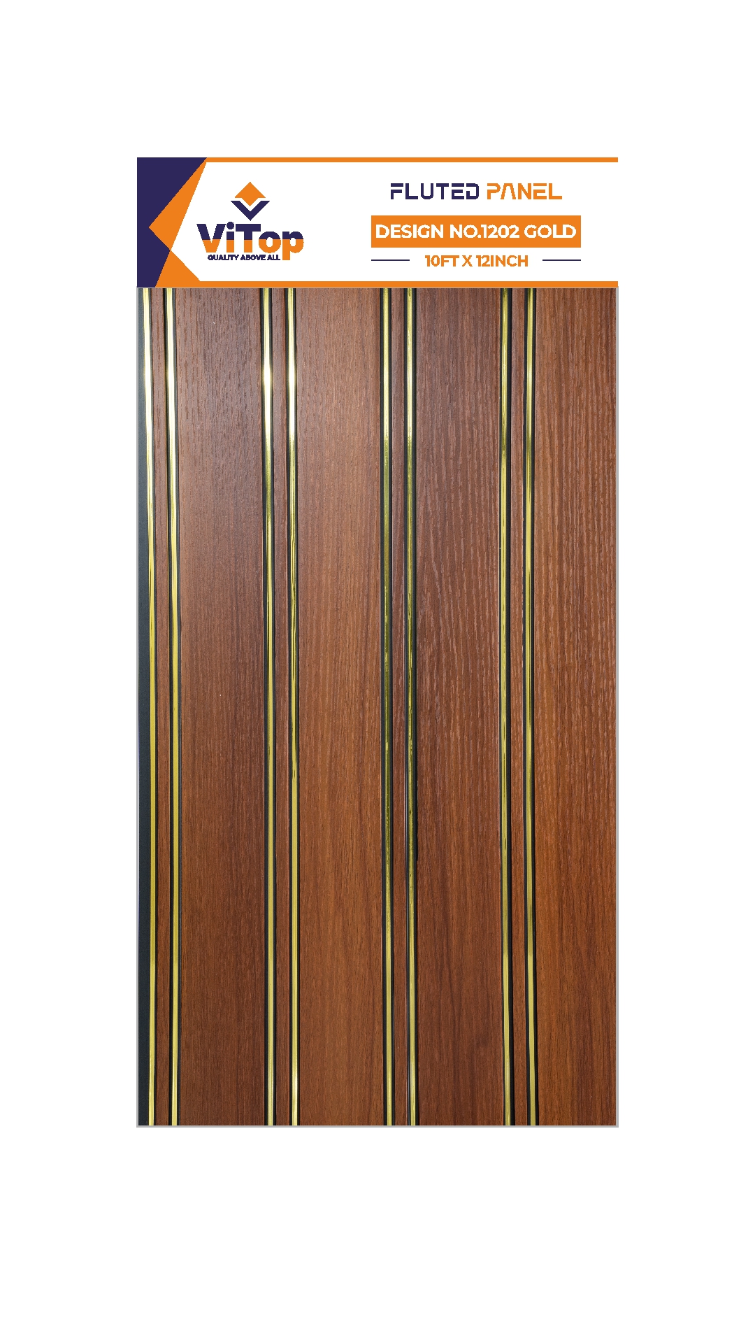 PVC LOUVERS DESIGN NO : 1202 GOLD