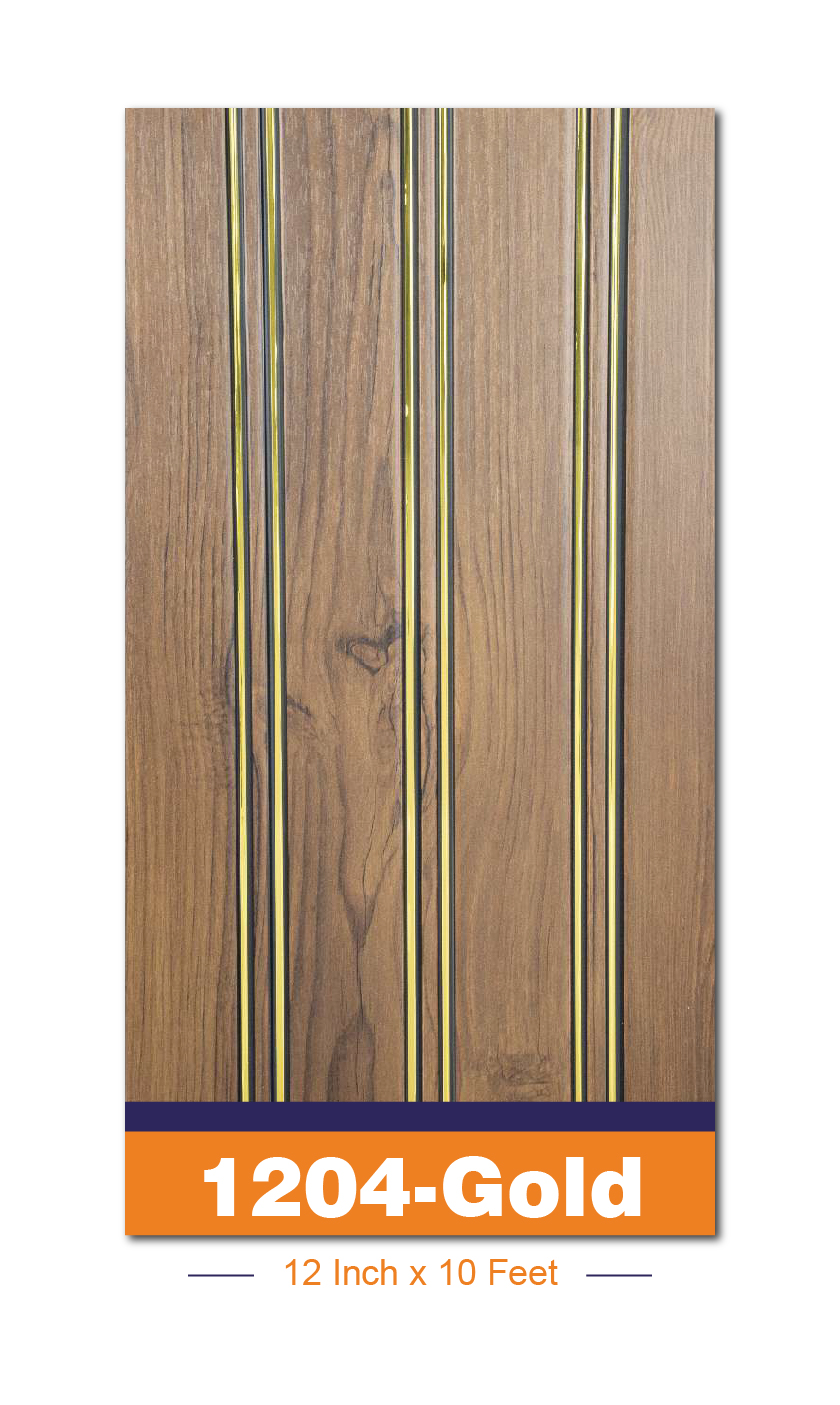 PVC LOUVERS DESIGN NO : 1204 GOLD