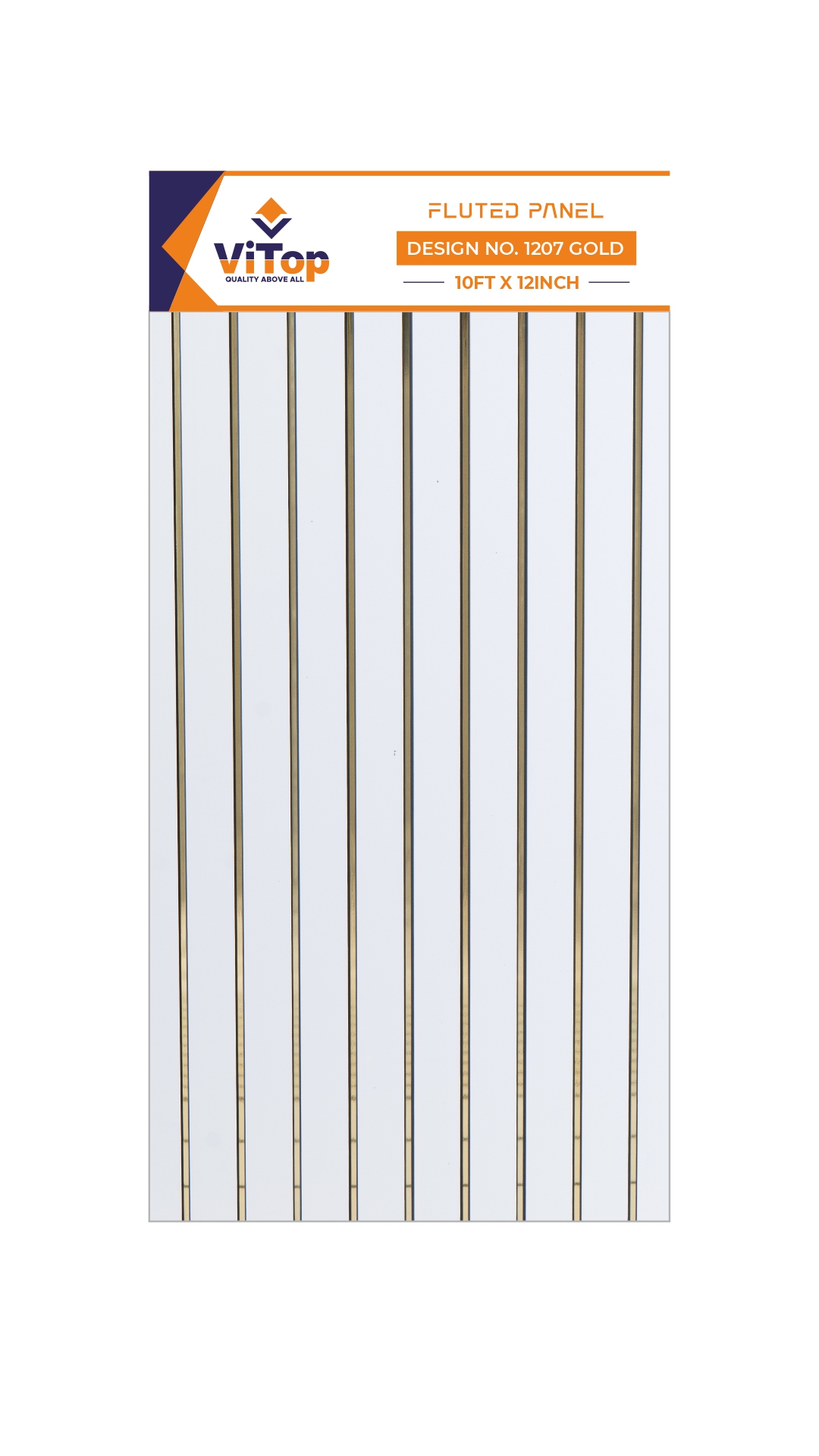 PVC LOUVERS DESIGN NO : 1207 GOLD