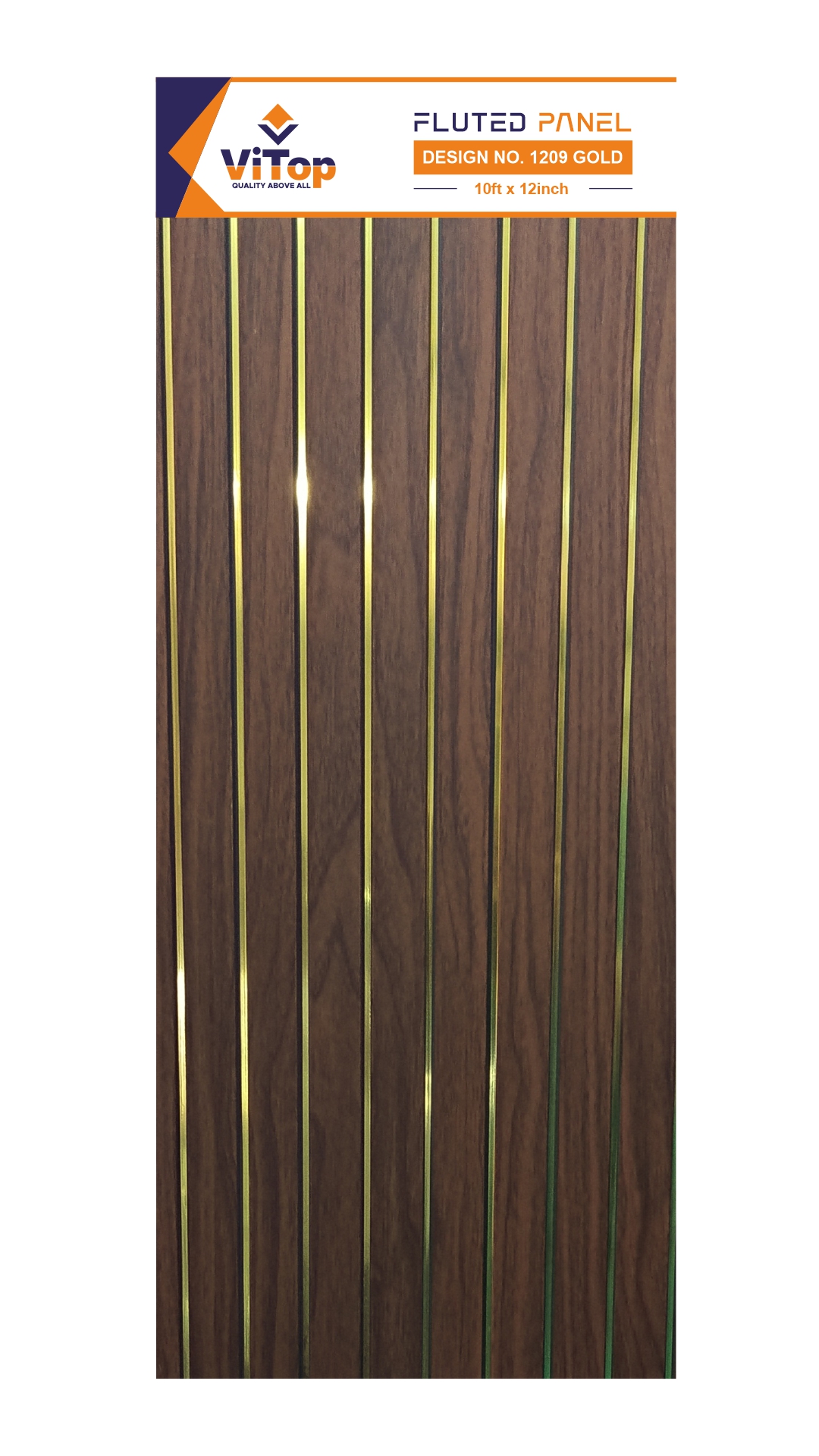 PVC LOUVERS DESIGN NO : 1209 GOLD