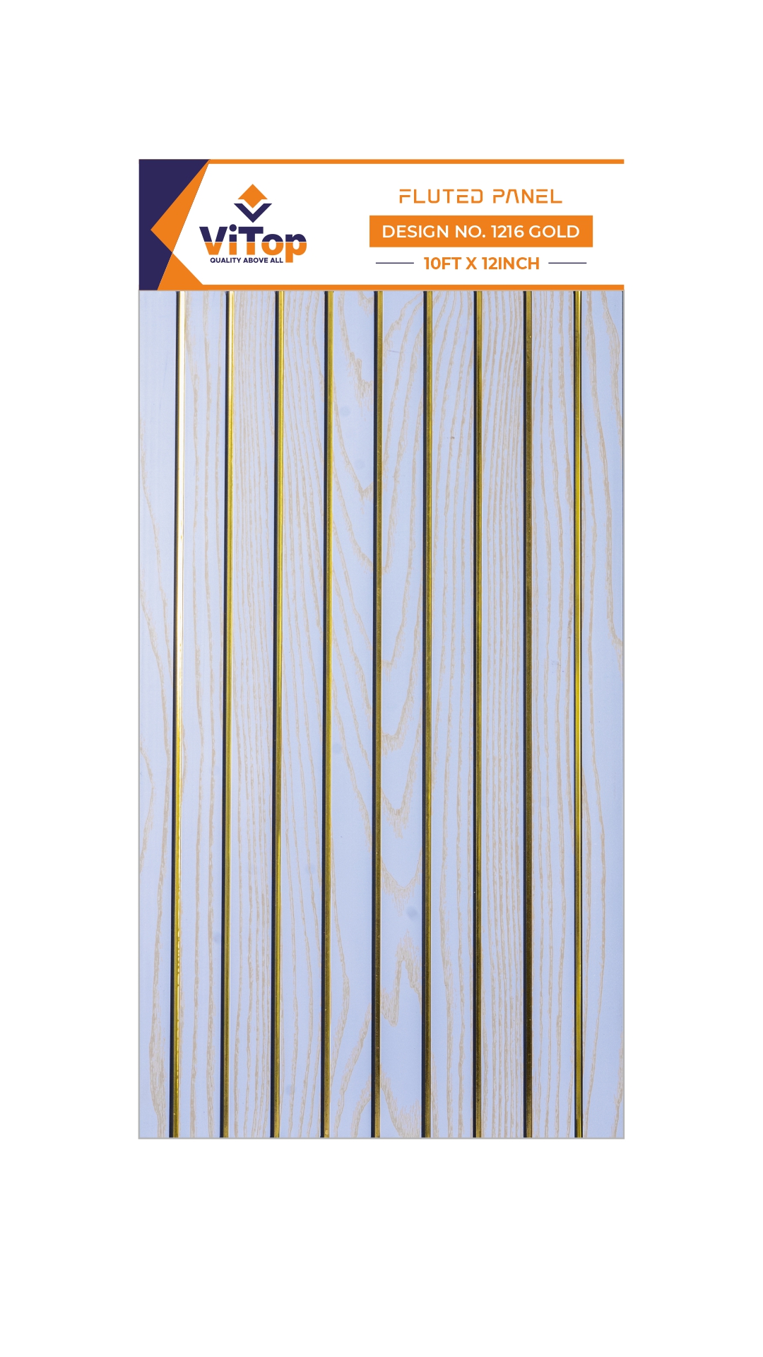 PVC LOUVERS DESIGN NO : 1216 GOLD