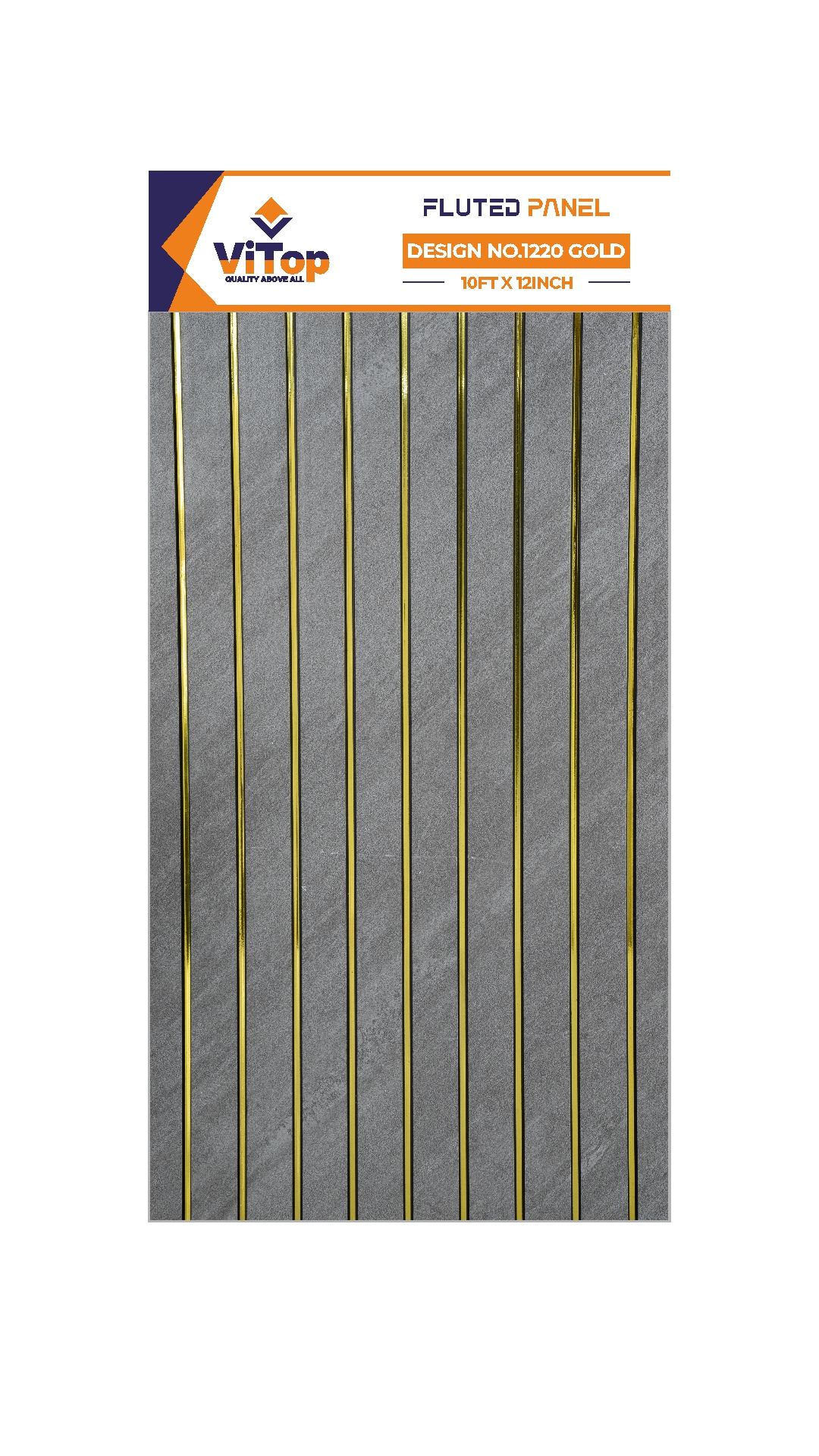 PVC LOUVERS DESIGN NO : 1220 GOLD