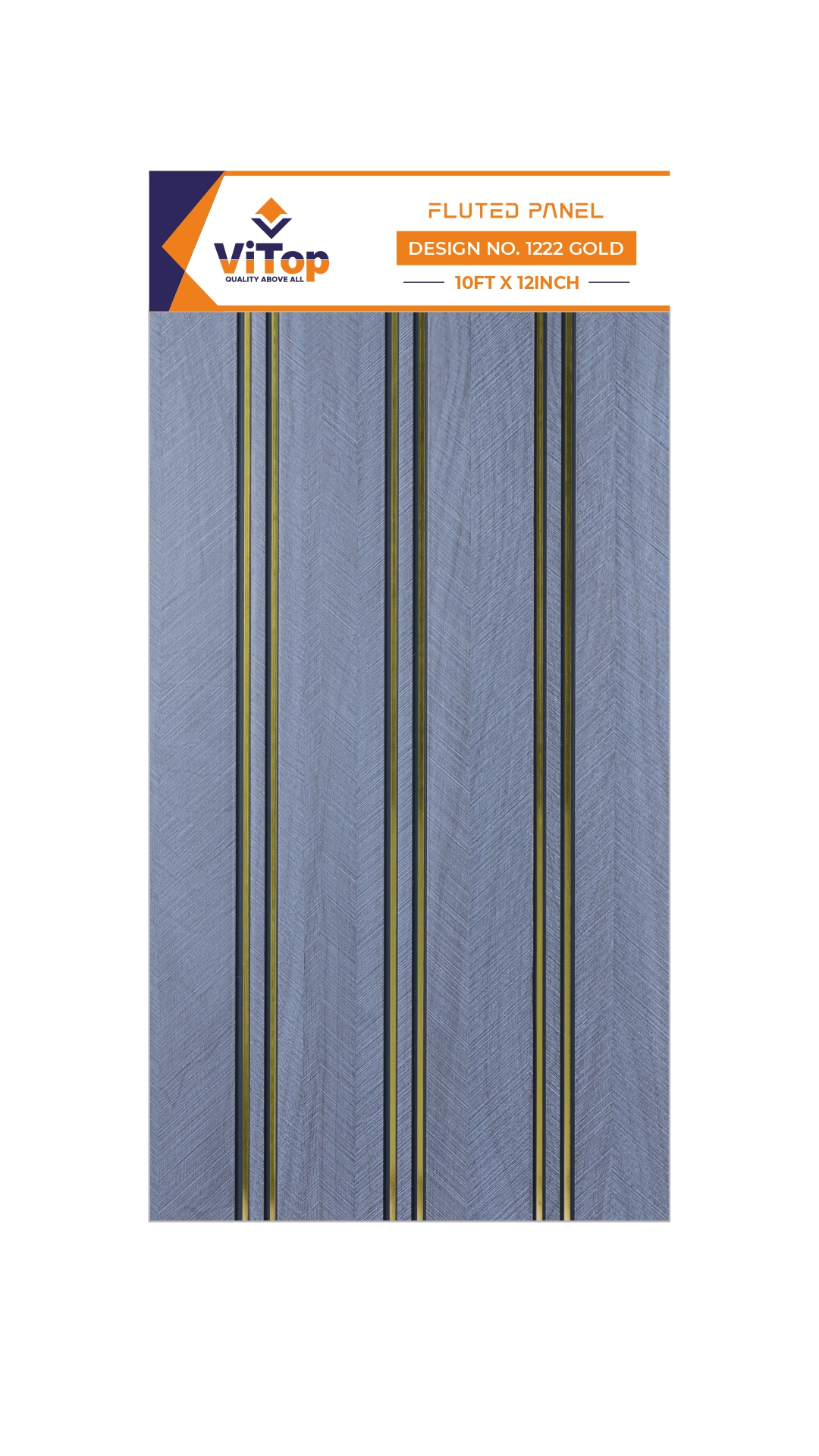 PVC LOUVERS DESIGN NO : 1222 GOLD