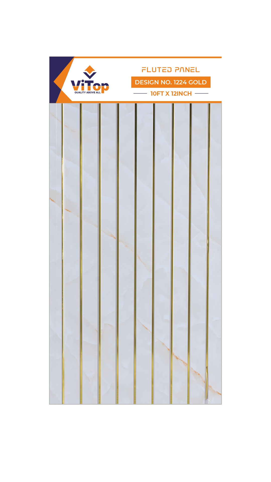 PVC LOUVERS DESIGN NO : 1224 GOLD