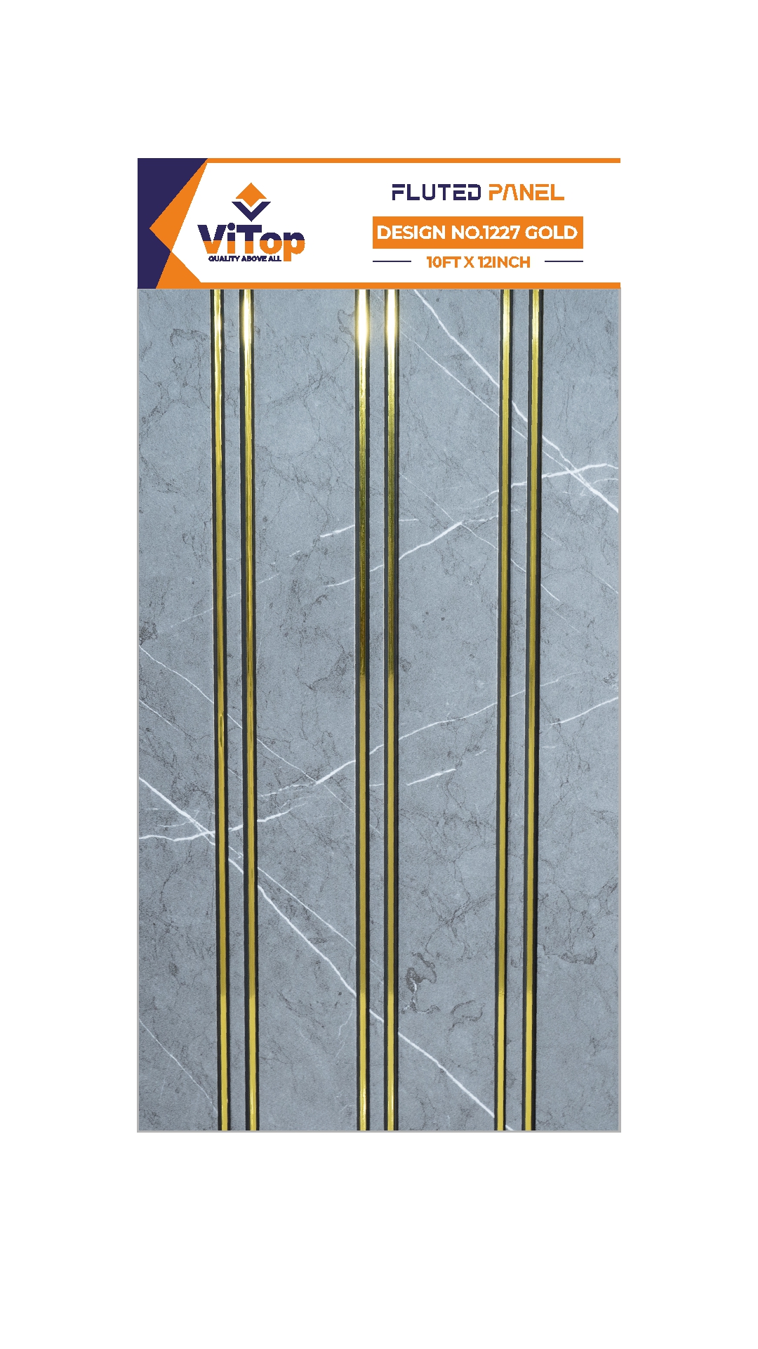 PVC LOUVERS DESIGN NO : 1227 GOLD