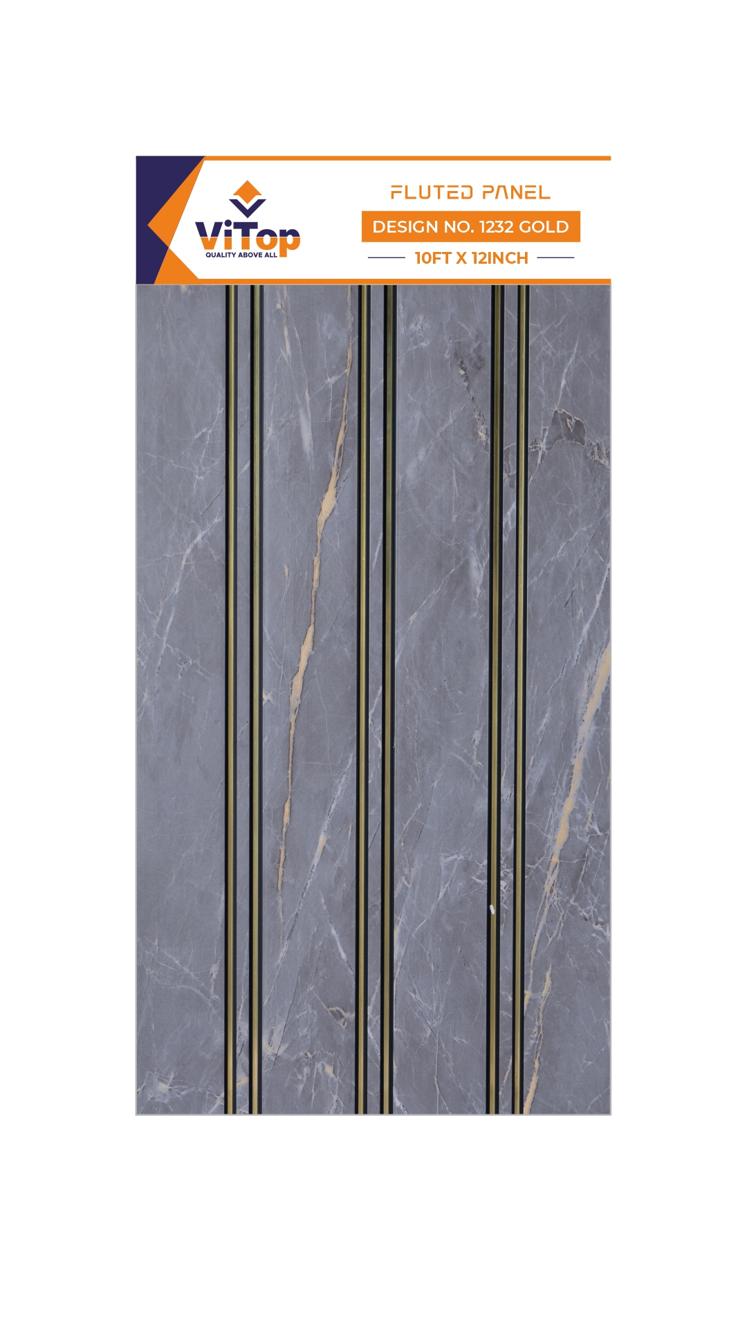 PVC LOUVERS DESIGN NO : 1232 GOLD