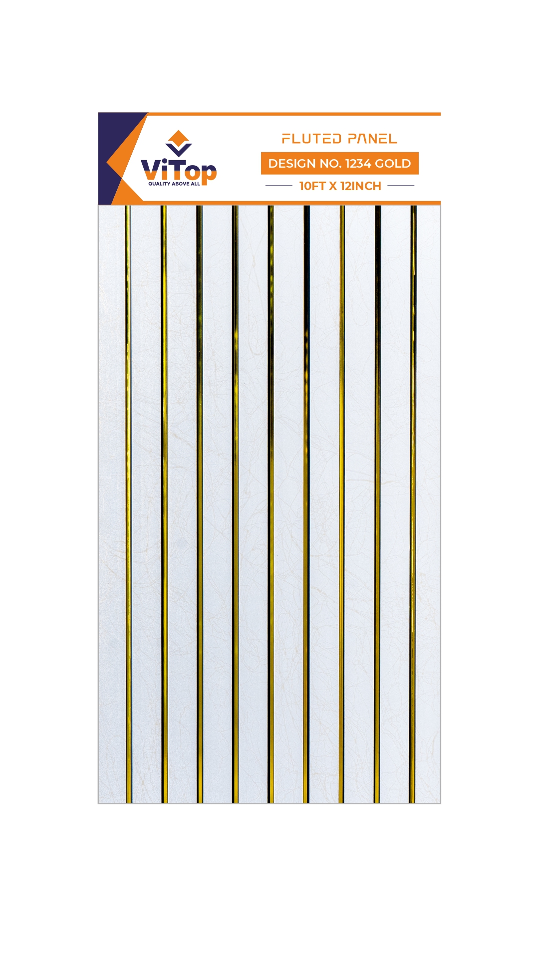 PVC LOUVERS DESIGN NO : 1234 GOLD