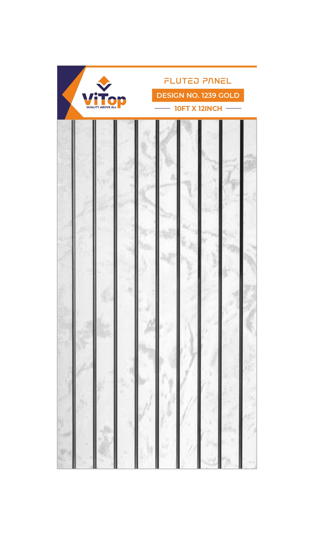 PVC LOUVERS DESIGN NO : 1239 GOLD