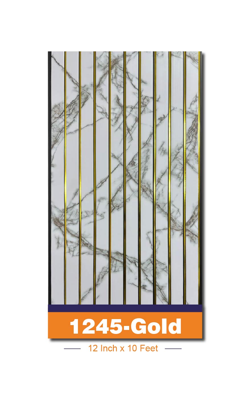PVC LOUVERS DESIGN NO : 1245 GOLD