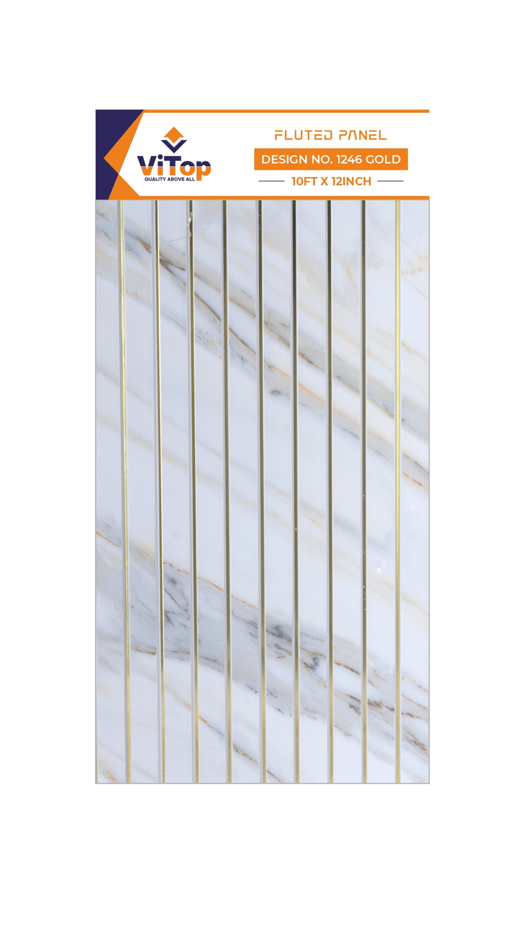 PVC LOUVERS DESIGN NO : 1246 GOLD