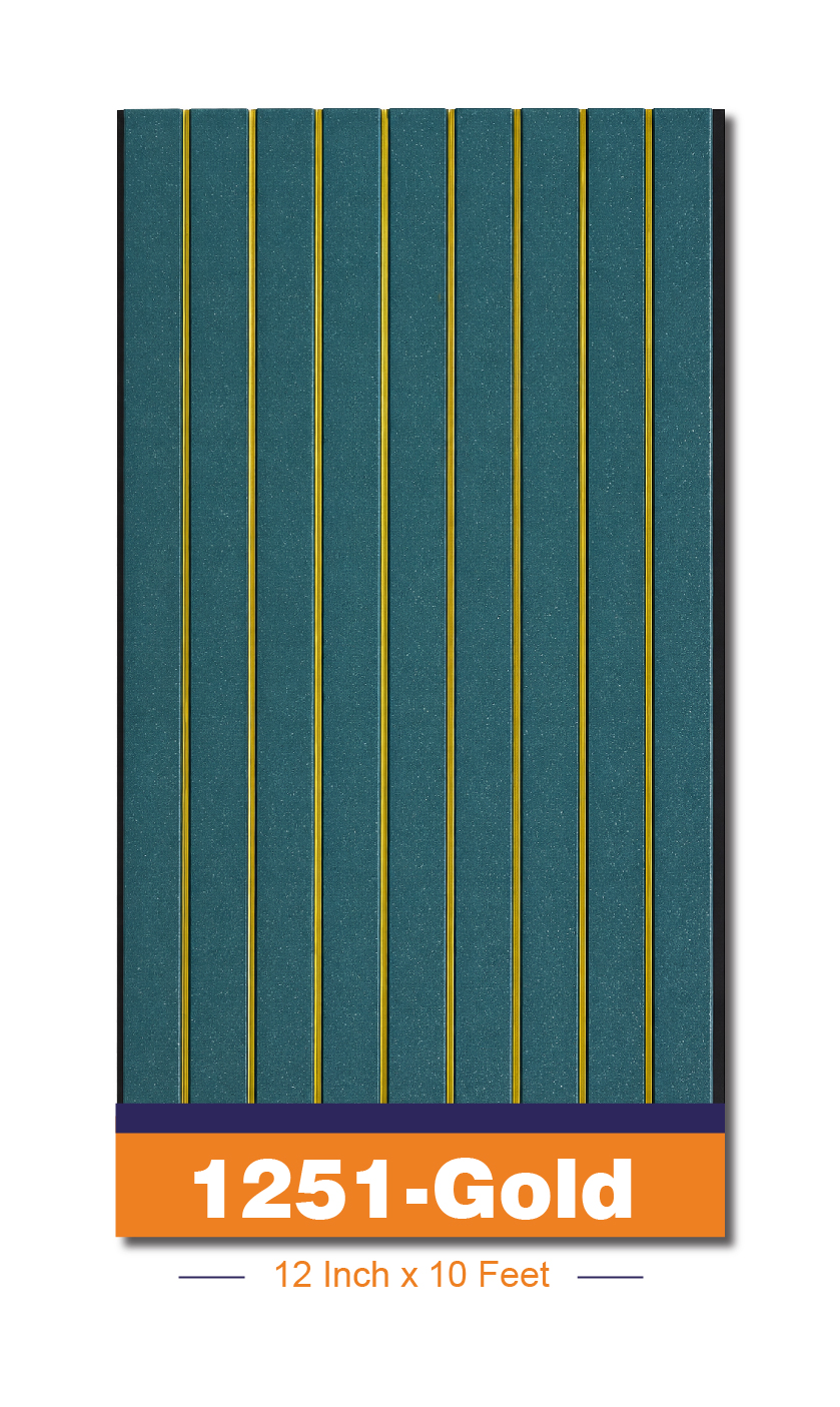 PVC LOUVERS DESIGN NO : 1251 GOLD