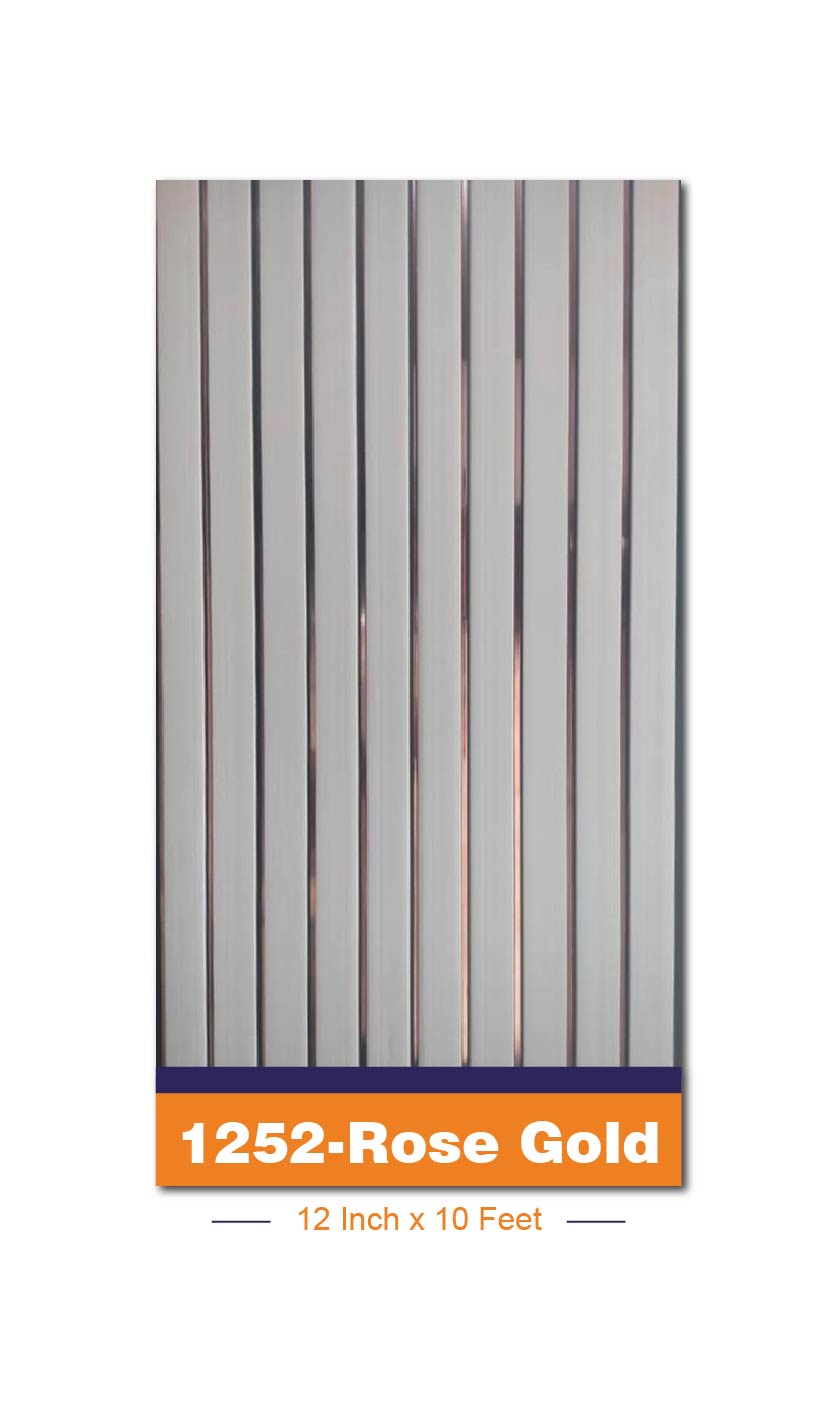 PVC LOUVERS DESIGN NO : 1252 GOLD