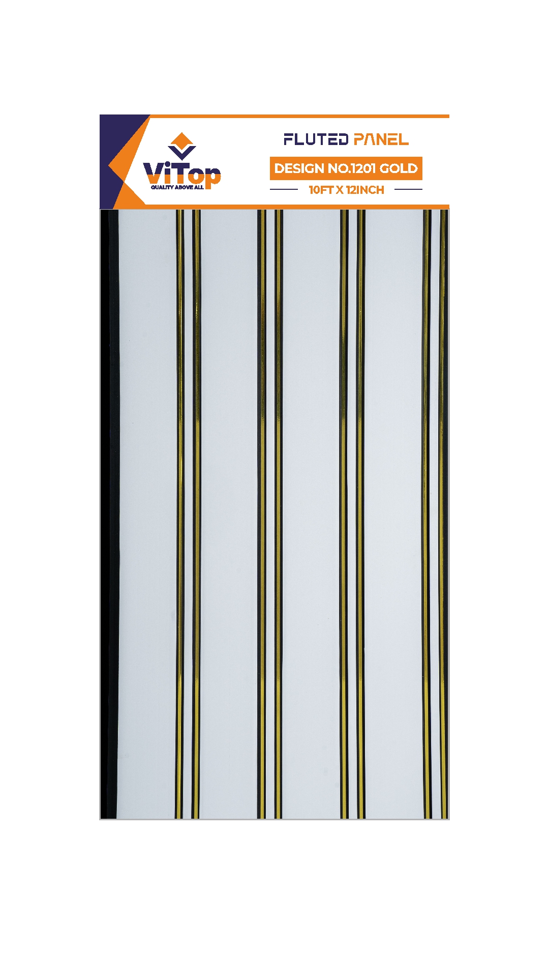 PVC LOUVERS GOLD DESIGN NO : 1201 GOLD